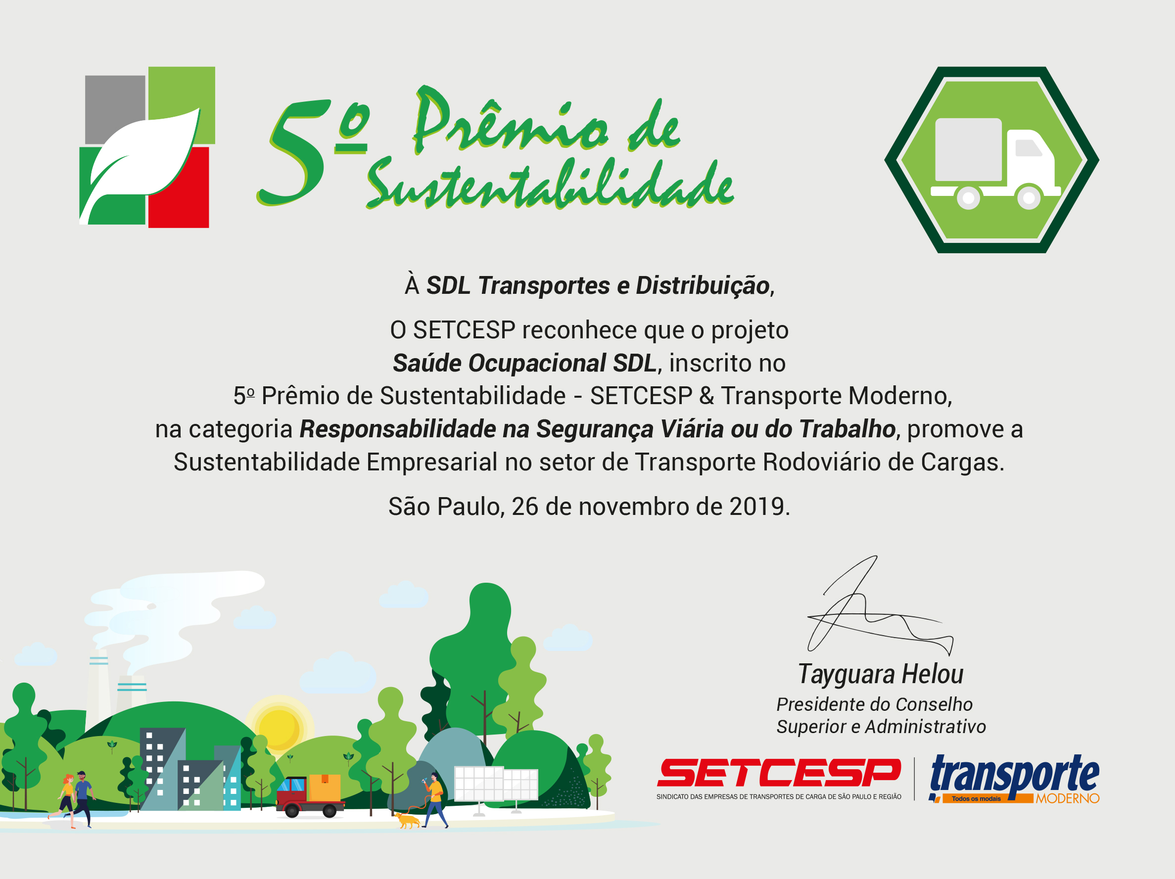 imagem com os direitos reservados pela SDL transportes